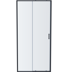 Душевая дверь в нишу AQUATEK AQ ARI RA 12020BL 120 см, профиль черный матовый