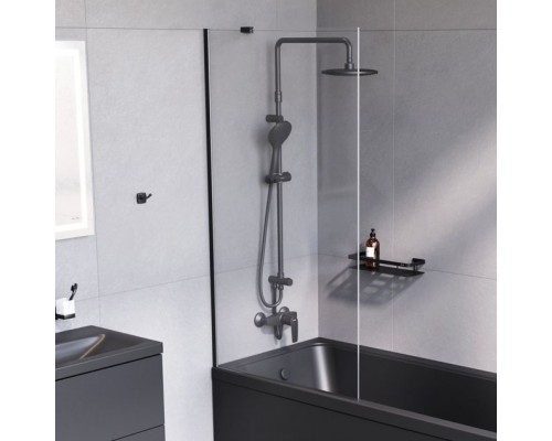 Шторка на ванну AM.PM Gem W90BS-080-140BT стекло прозрачное