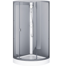 Душевая кабина AM.PM X-Joy W88C-301-090GG без крыши, графит
