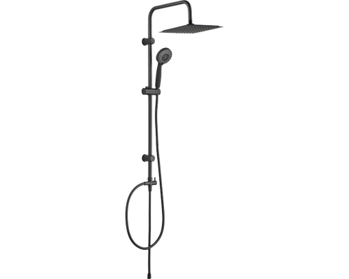 Душевая стойка Aquanet Passion AF300-70-S-B чёрная матовая
