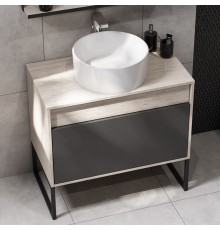 Тумба с раковиной AQUATON Лофт Урбан 80 раковина Mila 40