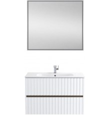 Мебель для ванной комнаты Art Max Elegant 90 белая матовая