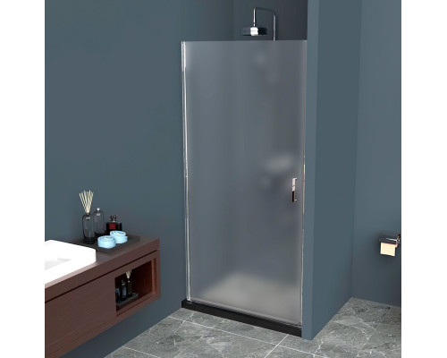 Душевая дверь в нишу BelBagno Uno B-1-85-P-Cr стекло текстурное