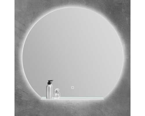Зеркало круглое BelBagno SPC-RNG-900-LED-TCH-MENS с полкой