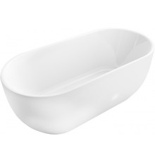 Акриловая ванна BelBagno BB70-1700-800 170x80 см, отдельностоящая, овальная, со сливом-переливом