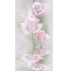 Декор Belleza Розовый свет глянцевый