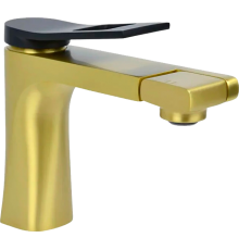 Смеситель для раковины Bronze de Luxe Element EL02XGB золото черный