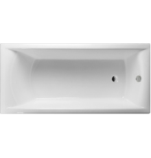 Чугунная ванна Byon Milan 180x80 см, пристенная, белая, на ножках