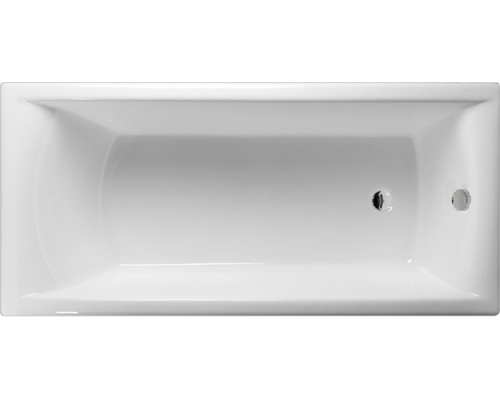 Чугунная ванна Byon Milan 180x80 см, пристенная, белая, на ножках