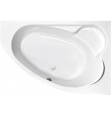Акриловая ванна Cersanit Kaliope R 170x110 см, с ножками, асимметричная
