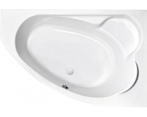 Акриловая ванна Cersanit Kaliope R 170x110 см, с ножками, асимметричная