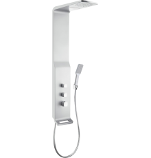 Душевая панель Ceruttispa Sella S CT8990 серебро