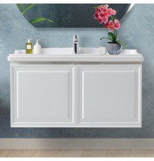 Тумба с раковиной Cezares Giubileo 100, bianco ludido, 2 дверцы