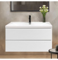 Тумба с раковиной Cezares Molveno 100, bianco ghiaccio, раковина Cezares CZR-1188-1000/500