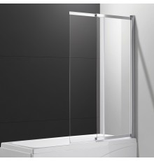 Шторка на ванну Cezares Slider VF-11-80/150-C-Cr стекло прозрачное