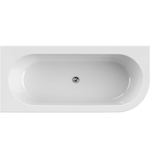 Акриловая ванна Cezares Slim SLIM CORNER-180-80-60-L-W37-SET 180x80 см, с каркасом, со сливом-переливом, асимметричная