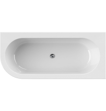 Акриловая ванна Cezares Slim SLIM CORNER-180-80-60-R-W37-SET 180x80 см, с каркасом, со сливом-переливом, асимметричная