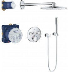 Душевой комплект Grohe Grohtherm SmartControl 34705000 С ВНУТРЕННЕЙ ЧАСТЬЮ, с термостатом