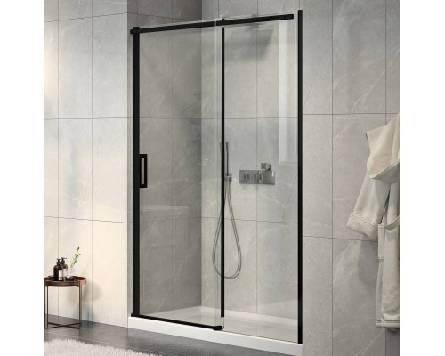 Душевая дверь в нишу Jacob Delafon Contra 120 профиль черный