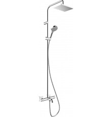 Душевая стойка Hansgrohe Vernis Shape 26284000 Showerpipe 230 1jet с термостатом, хром