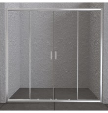 Душевая дверь в нишу BelBagno Unique BF-2-170/200-C-Cr стекло прозрачное