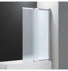 Шторка на ванну Cezares Slider VF-11-100/150-P-Cr стекло рифленое