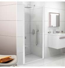 Душевая дверь в нишу Ravak Chrome CSD1-80 Transparent, профиль белый