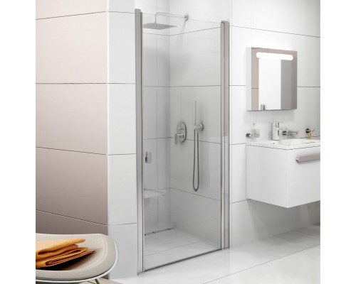 Душевая дверь в нишу Ravak Chrome CSD1-80 Transparent, профиль блестящий