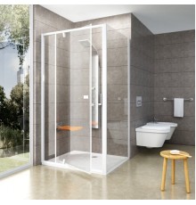 Душевой уголок Ravak Pivot PDOP2 110х100, Transparent, профиль и ручки белые