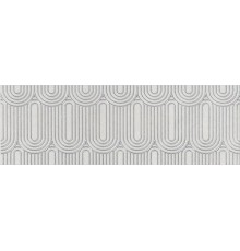 Декор Kerama Marazzi Безана матовый, ректифицированный 25х75, светло-серый