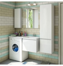 Мебель для ванной комнаты Эстет Dallas Luxe 140 подвесная, 1 ящик, под стиральную машину R