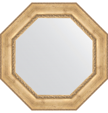 Зеркало Evoform Octagon BY 3672 83х83 состаренное серебро с орнаментом