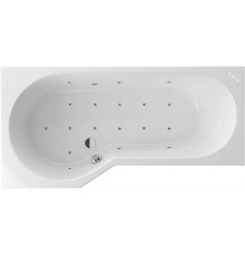 Акриловая ванна Excellent Be Spot WAEX.BSL16.RELAX L 160x80 см, угловая, с гидромассажем, с каркасом, со сливом-переливом, асимметричная