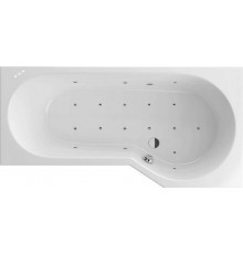 Акриловая ванна Excellent Be Spot WAEX.BSP16.RELAX P 160x80 см, угловая, с гидромассажем, с каркасом, со сливом-переливом, асимметричная