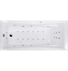 Акриловая ванна Excellent Palace WAEX.PAL17.ULTRA 170x75 см, с гидромассажем, с каркасом, со сливом-переливом
