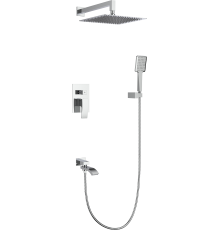 Душевой комплект Gappo G07-6 G7107 С ВНУТРЕННЕЙ ЧАСТЬЮ, хром