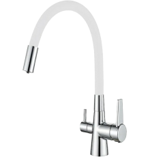 Смеситель для кухни Haiba HB858-8 белый