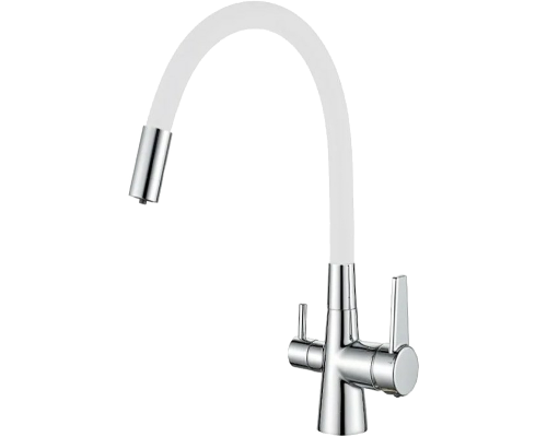 Смеситель для кухни Haiba HB858-8 белый