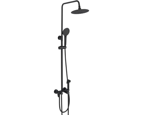 Душевая стойка Haiba HB24814-7 черная матовая