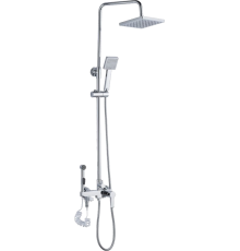 Душевая стойка Haiba HB2416 с гигиеническим душем, хром