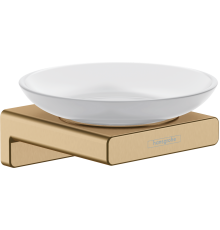 Мыльница Hansgrohe AddStoris 41746140 шлифованная бронза