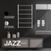 Полотенцесушитель STOUT электрический JAZZ round 80*50 Черный матовый (SHQ-J2RR-008050)