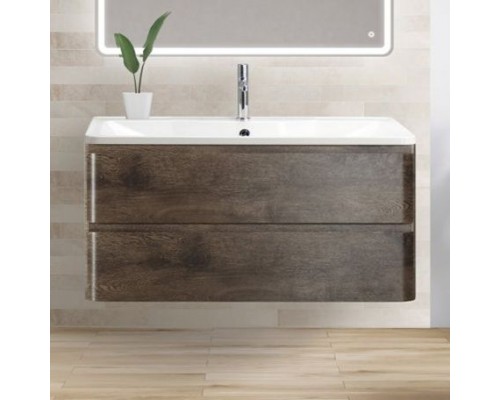 Тумба под раковину BelBagno Albano 100 подвесная, rovere nature grigio