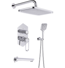 Душевой комплект Lemark Prizma LM3922C С ВНУТРЕННЕЙ ЧАСТЬЮ