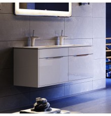 Тумба с раковиной Aqwella 5 stars Malaga 120 белая