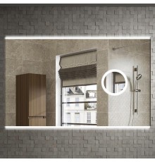 Зеркало Armadi Art Vallessi 100x70 с увеличением и подсветкой