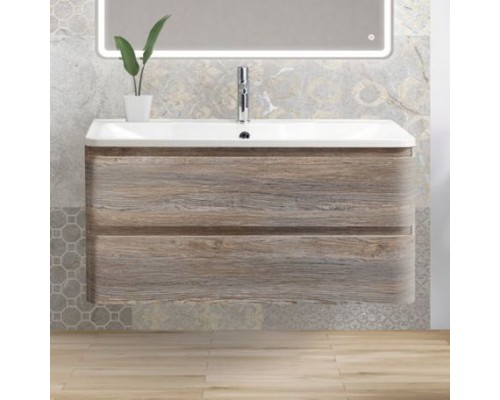 Тумба с раковиной BelBagno Albano 80 подвесная, pino scania