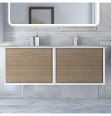 Тумба с раковиной Cezares Bellagio 140 rovere tabacco