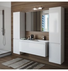 Мебель для ванной комнаты Эстет Dallas Luxe 140 подвесная, 1 ящик, R