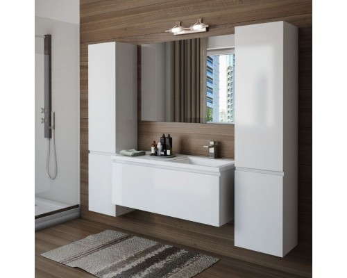 Мебель для ванной комнаты Эстет Dallas Luxe 140 подвесная, 1 ящик, R